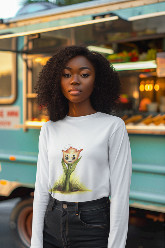 A Little Tulip Long Sleeve T-Shirt | Women's Fashion