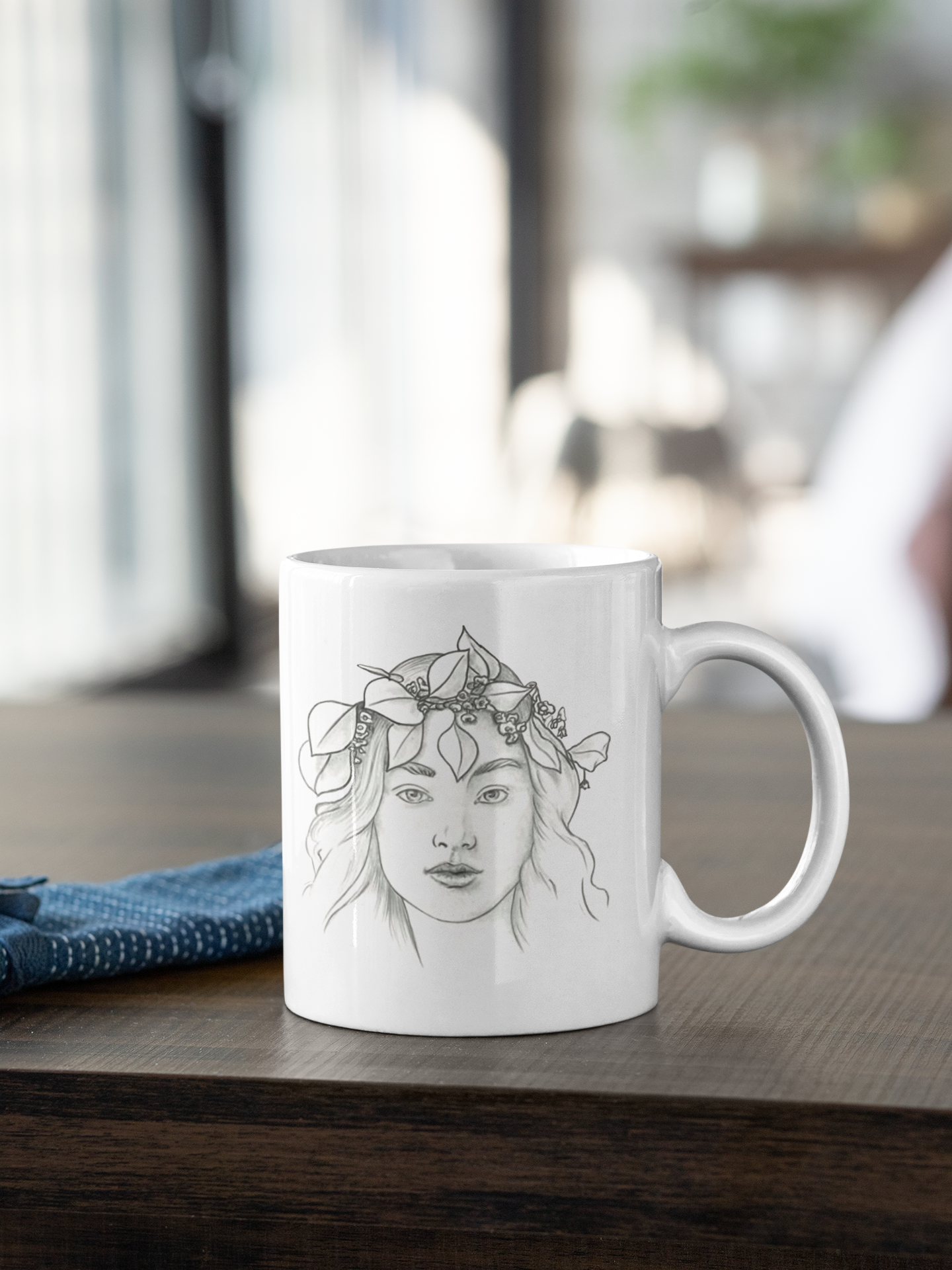 The Muse Ceramic Mug | Artistic Coffee Mug for Home & Office