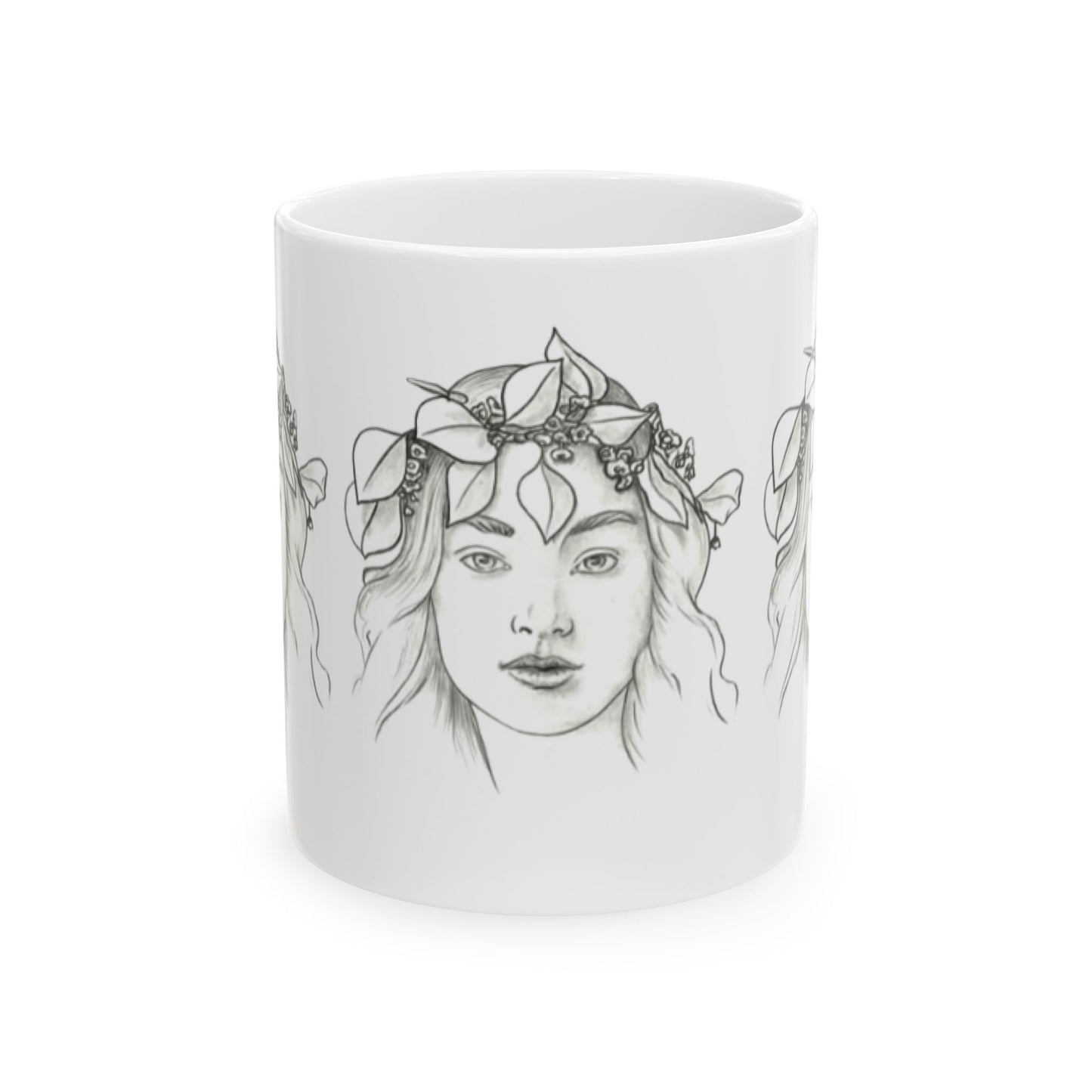 The Muse Ceramic Mug | Artistic Coffee Mug for Home & Office