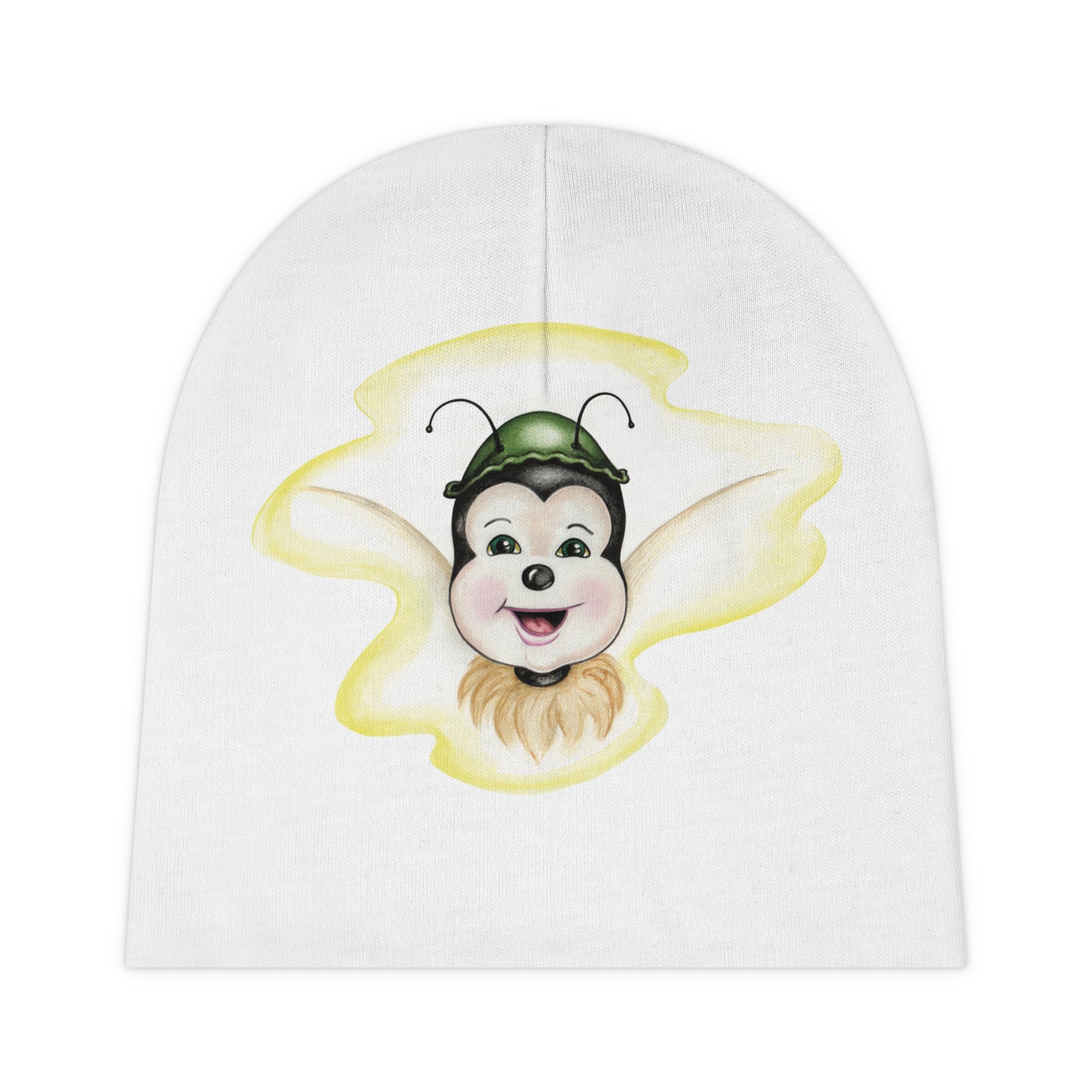 A Little Bee Baby Beanie – Soft, cozy polyester infant hat for winter