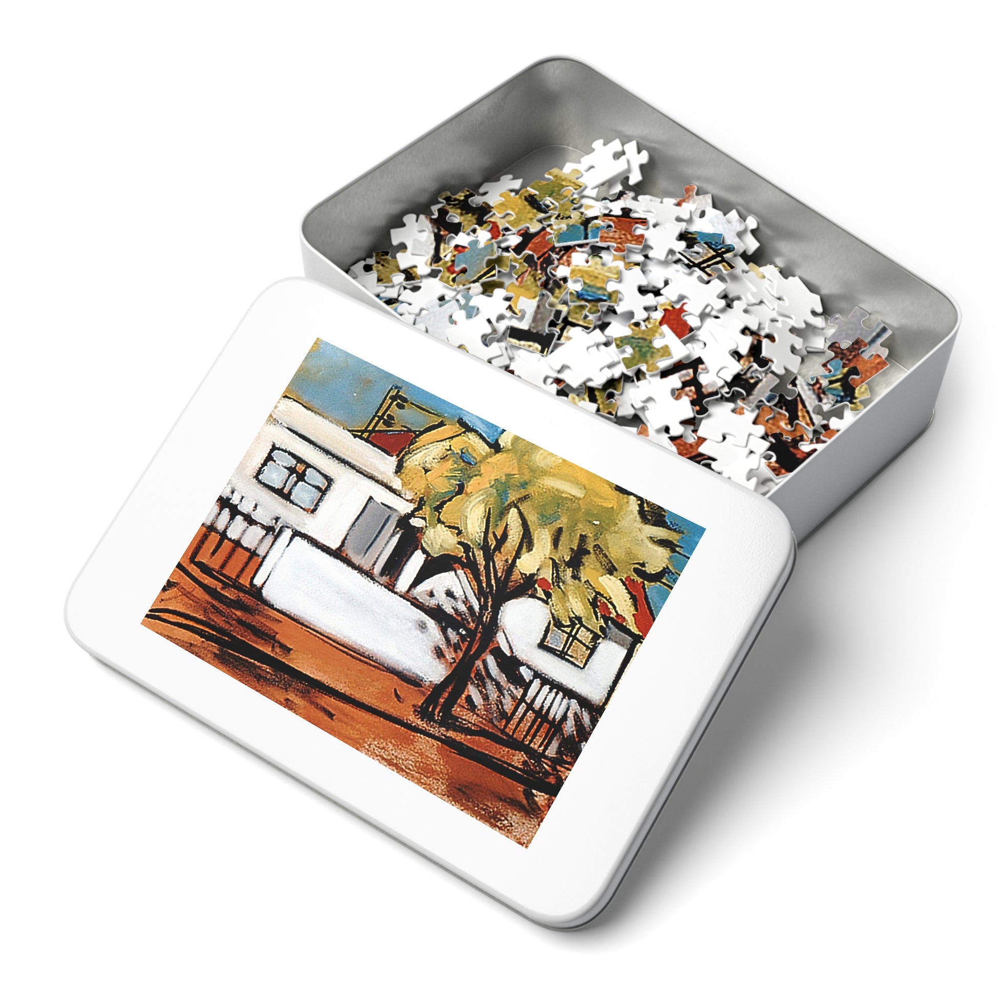 Casinha Branca Puzzle with Glossy Finish – Perfect Gift for Puzzle Lovers