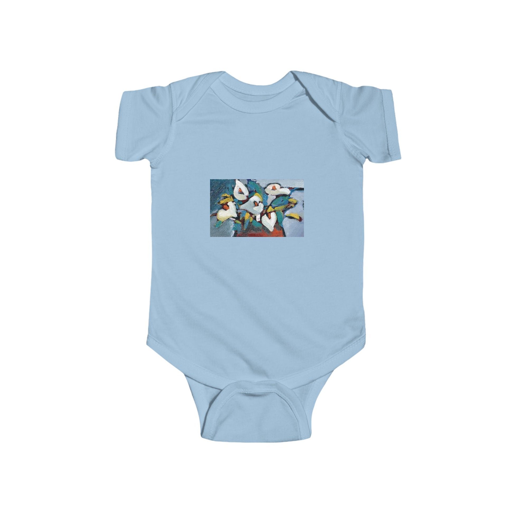 Unisex Calla Lily baby outfit – soft, durable, and breathable